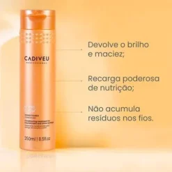 Cadiveu Nutri Glow Kit Nutrição Diária Champô + Condicionador