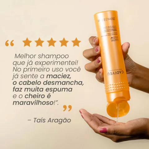 Cadiveu Nutri Glow Kit Nutrição Diária Champô + Condicionador