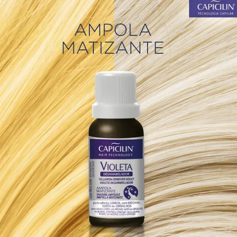 Capicilin Violeta Desamarelador Ampola Matizante