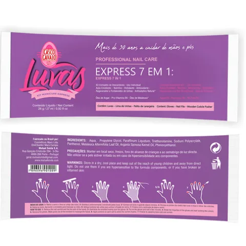 Casco Cavalo Kit Express Manicure