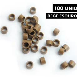 Elegance Anilha Para Extensão Cabelo Bege Escuro