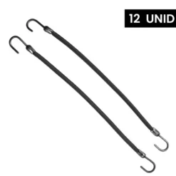 Elástico Com Gancho Preto