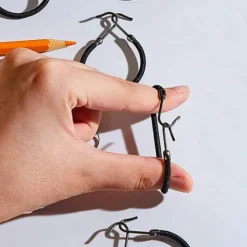 Elástico Com Gancho Preto