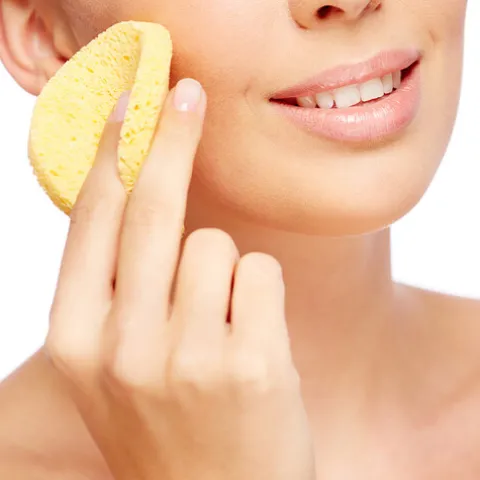 Esponja Desmaquilhar Natural - Amarela