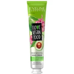 Eveline I Love Vegan Food - Creme De Mãos Regenerador De Abacate E Hibisco