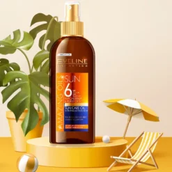 Eveline Sun Care Óleo Com Acelerador De Bronzeado - Fps 6