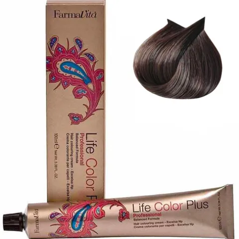 Farmavita Coloração Life Color Plus 6.15 Louro Escuro Cinza Acaju