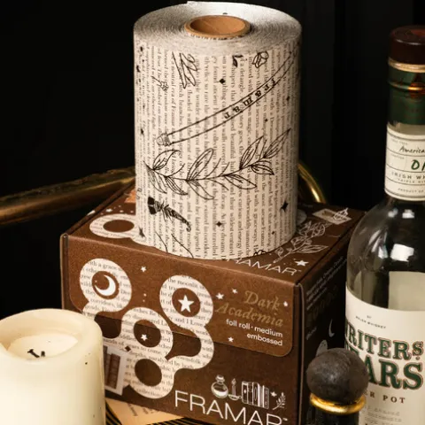 Framar Dark Academia Rolo Papel De Alumínio