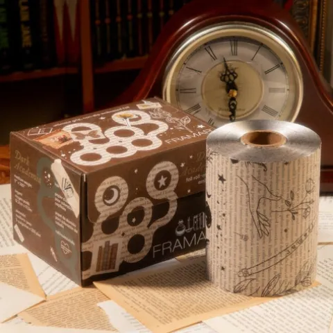 Framar Dark Academia Rolo Papel De Alumínio