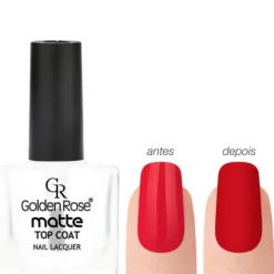 Golden Rose Matte Top Coat Nail Lacquer