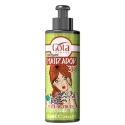 Gota Dourada Condicionador Matizador 3D - Vermelho Intenso