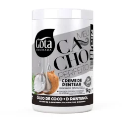 Gota Dourada Meu Cacho Perfeito Creme De Pentear Óleo Coco