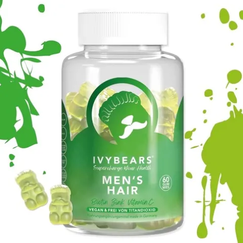 Ivybears Hair Vitamins For Men Suplemento Fortificante Cabelo E Unhas