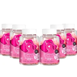 Ivybears Hair Vitamins Women Suplemento Fortificante Cabelo Unhas 6 Meses
