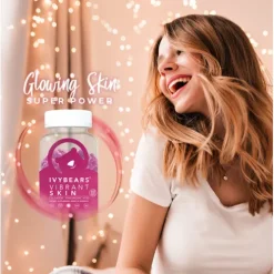 Ivybears Vibrant Skin Suplemento Vitaminico Pele Radiante E Com Brilho