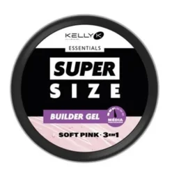 Kelly K Essentials Super Size Builder Gel Media Viscosidade Soft Pink