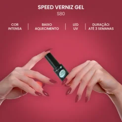 Kelly K Speed Verniz Gel Kit Os Vermelhos