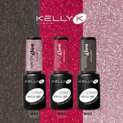 Kelly K Speed Verniz Gel Coleção Winter Glow Wg3