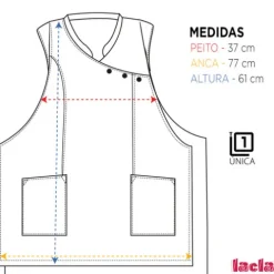 Lacla Túnica Lisa Preto