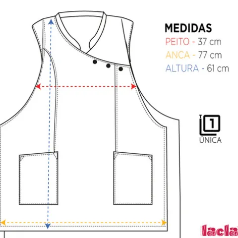 Lacla Túnica Lisa Rosa