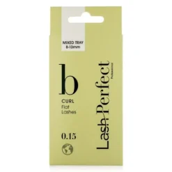 Lash Perfect B Curl 0.15 Flat Mixed 8-13Mm