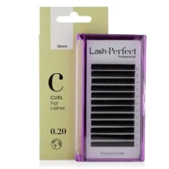 Lash Perfect C Curl 0.20 Flat Lashes 10Mm