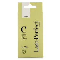 Lash Perfect C Curl 0.20 Flat Lashes 12Mm