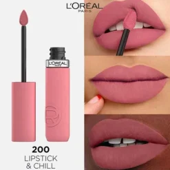 L’Oréal Paris Infallible Matte Resistance Batom Liquido 200 Lipstick & Chil