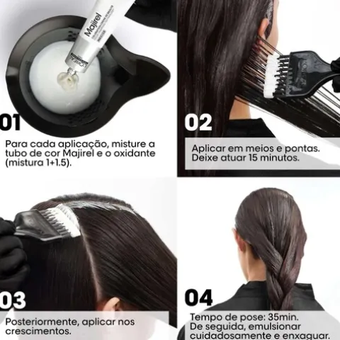 L’Oréal Pro Majirel Creme De Coloração Permanente 7.35