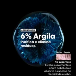 L’Oréal Pro Serie Expert Scalp Advanced Argila 2 Em 1 Para Cabelo Oleoso
