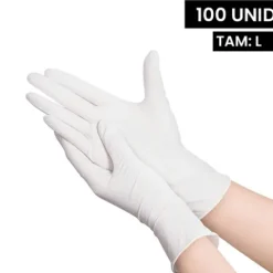 Luvas Em Latéx Com Pó