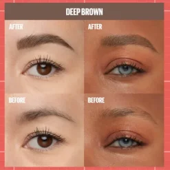 Maybelline Build-A-Brow 2 In 1 Caneta E Gel De Sobrancelhas 260 Deep Brown