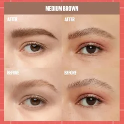 Maybelline Build-A-Brow 2 In 1 Caneta E Gel De Sobrancelhas 257 Medium Brow