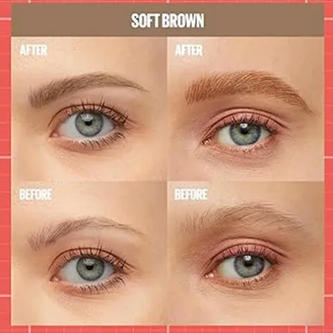 Maybelline Build-A-Brow 2 In 1 Caneta E Gel De Sobrancelhas 255 Soft Brown