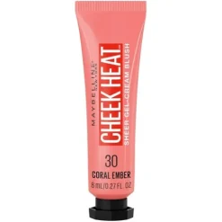 Maybelline Cheek Heat Blush Em Gel 30 Coral Ember