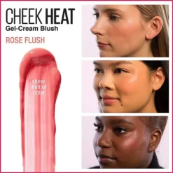 Maybelline Cheek Heat Blush Em Gel 20 Rose Flash