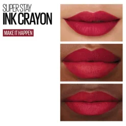 Maybelline Superstay Ink Crayon Batom Em Lápis 55 Make It Happen