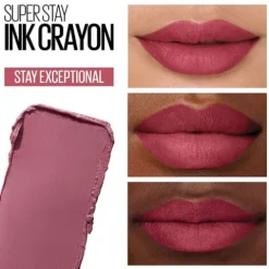 Maybelline Superstay Ink Crayon Batom Em Lápis 25 Stay Exceptional