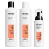 Nioxin Kit Sistema 4 Para Cabelos Pintados Com Perda Densidade Avançada