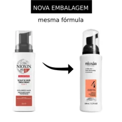 Nioxin Sistema 4 Tratamento Para Cabelos Pintados Perda Densidade Avançada