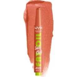 Nyx Fat Oil Slick Click Bálsamo Labial Clear With Bronze Pear 06 Hits Diffe