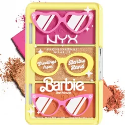 Nyx Pro Makeup Barbie On The Go Cheek Paleta De Rosto