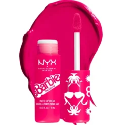 Nyx Pro Makeup Barbie Smooth Matte Whip Lip Cream 01 Dreamhouse Pink