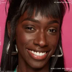 Nyx Pro Makeup Blade & Shade Nano Lápis De Sobrancelha - Black