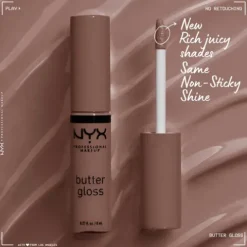 Nyx Pro Makeup Butter Gloss Batom De Brilho Apple Crisp