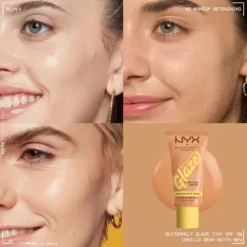 Nyx Pro Makeup Buttermelt Glaze Soft Glow Skin Tint Spf 30 - Vanilla