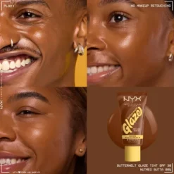 Nyx Pro Makeup Buttermelt Glaze Soft Glow Skin Tint Spf 30 - Nutmeg