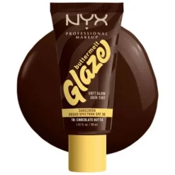 Nyx Pro Makeup Buttermelt Glaze Soft Glow Skin Tint Spf 30 - Chocolate