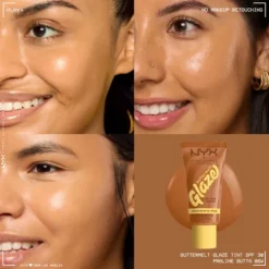 Nyx Pro Makeup Buttermelt Glaze Soft Glow Skin Tint Spf 30 - Praline