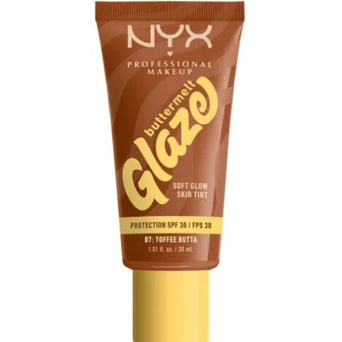 Nyx Pro Makeup Buttermelt Glaze Soft Glow Skin Tint Spf 30 - Toffee